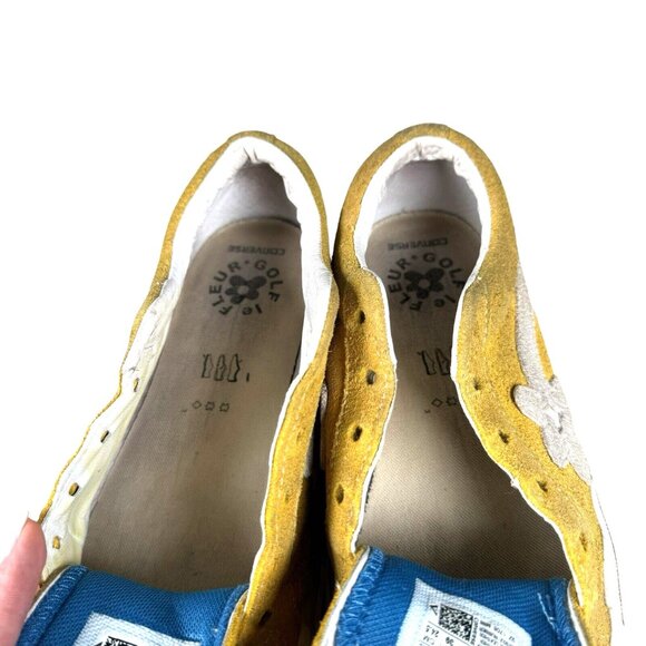 Converse Golf LE FLEUR Tyler The Creator UNISEX Women's Sz‎ US 8 Yellow Shoes - Picture 3 of 16
